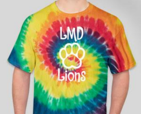 Tie Dye Pawprint T-Shirt